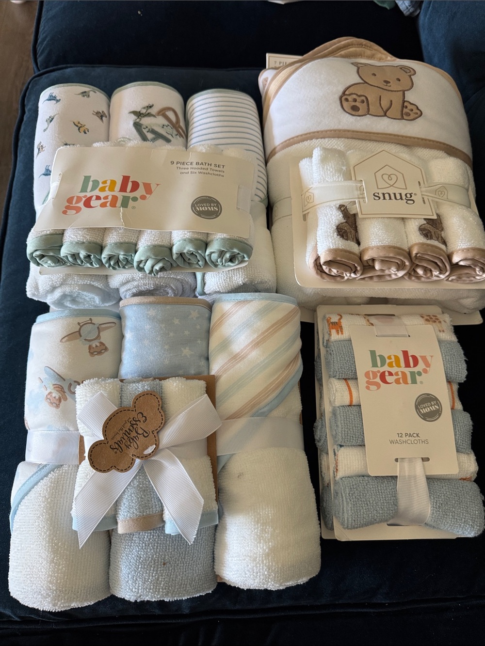 Baby Gear Baby Bath Towel & Washcloth Set